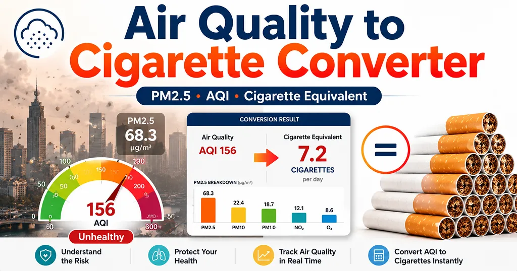 Air Quality to Cigarette Converter