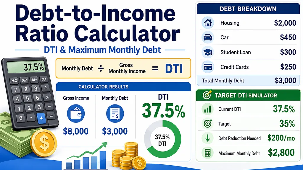 Debt-to-Income Ratio Calculator