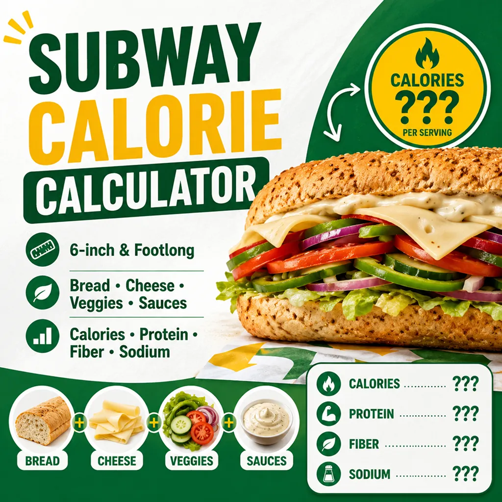 Subway Calorie Calculator