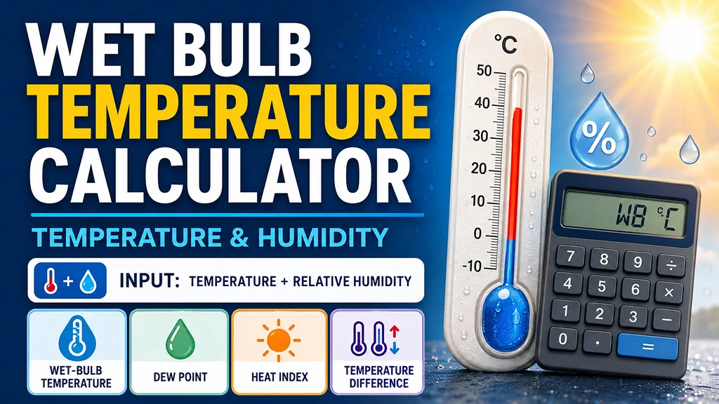 Wet Bulb Temperature Calculator