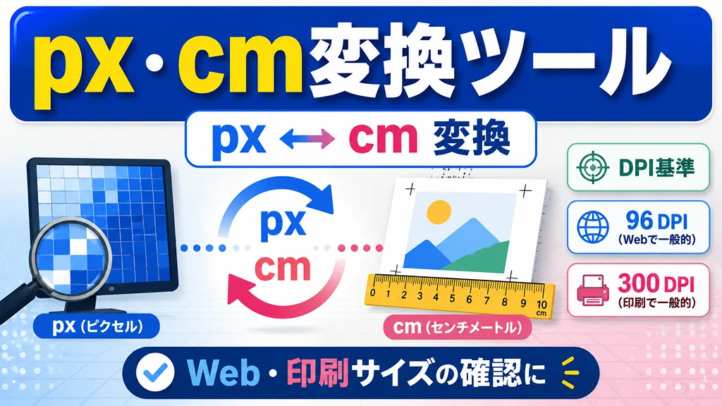 px・cm変換ツール