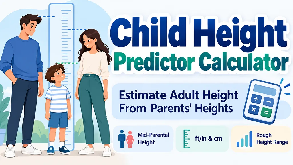 Child Height Predictor Calculator