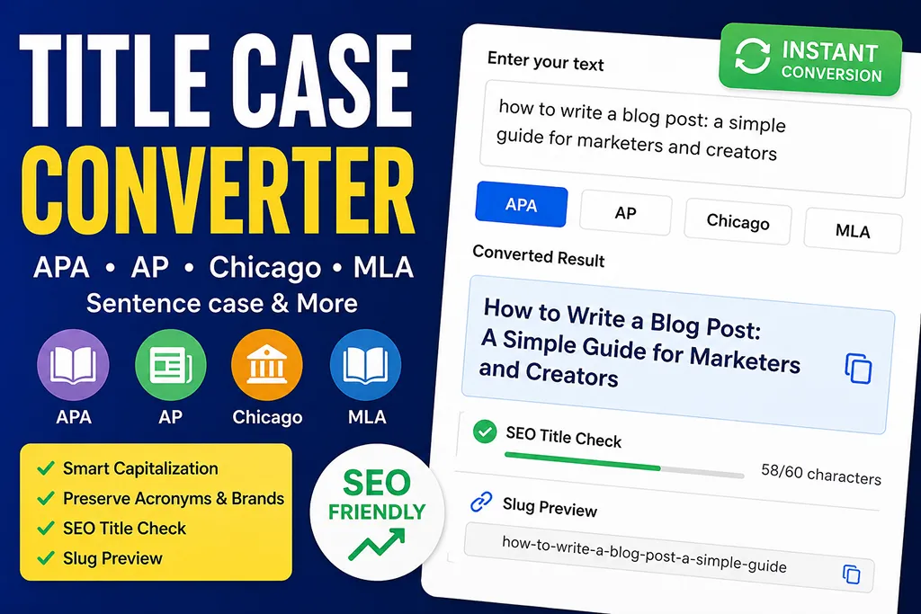 Title Case Converter