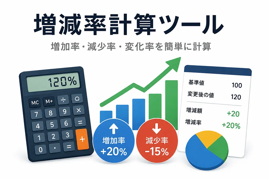 増減率計算ツール