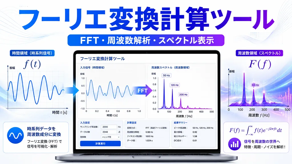 フーリエ変換計算ツール