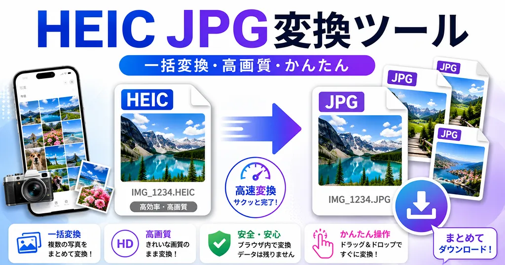 HEIC JPG変換ツール