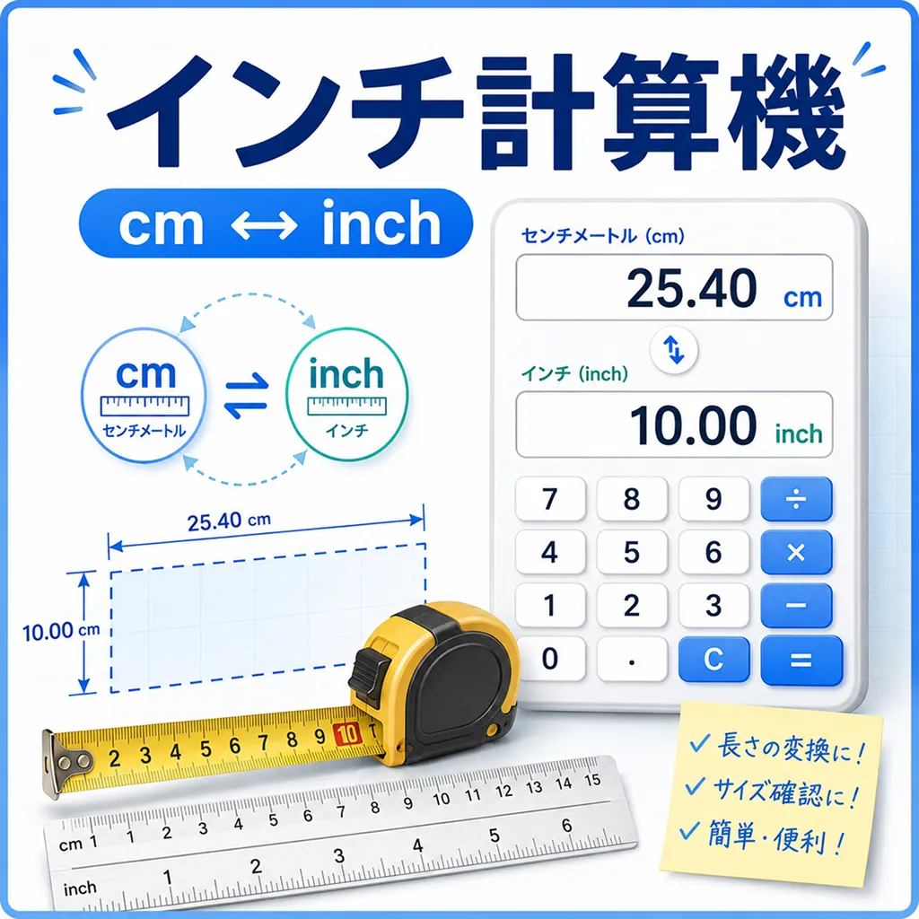 インチ変換ツール