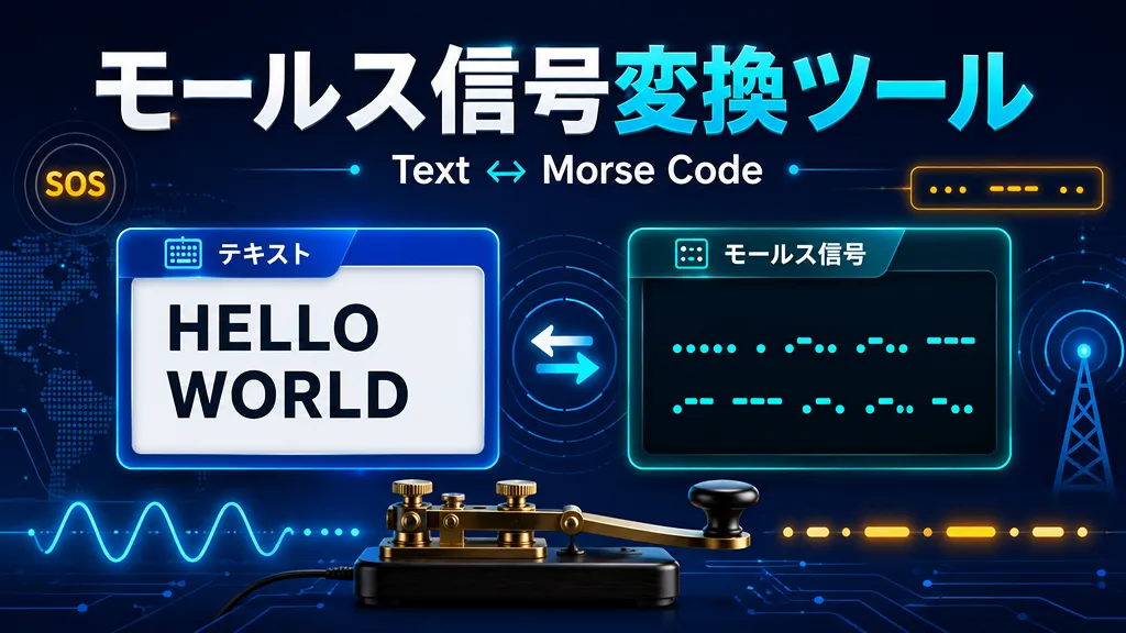 モールス信号変換ツール