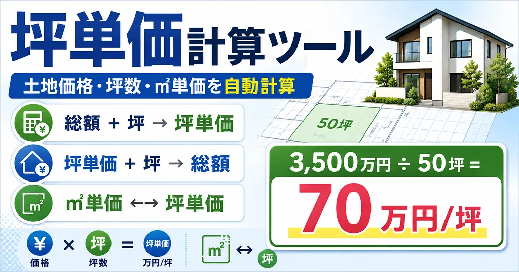 坪単価計算ツール