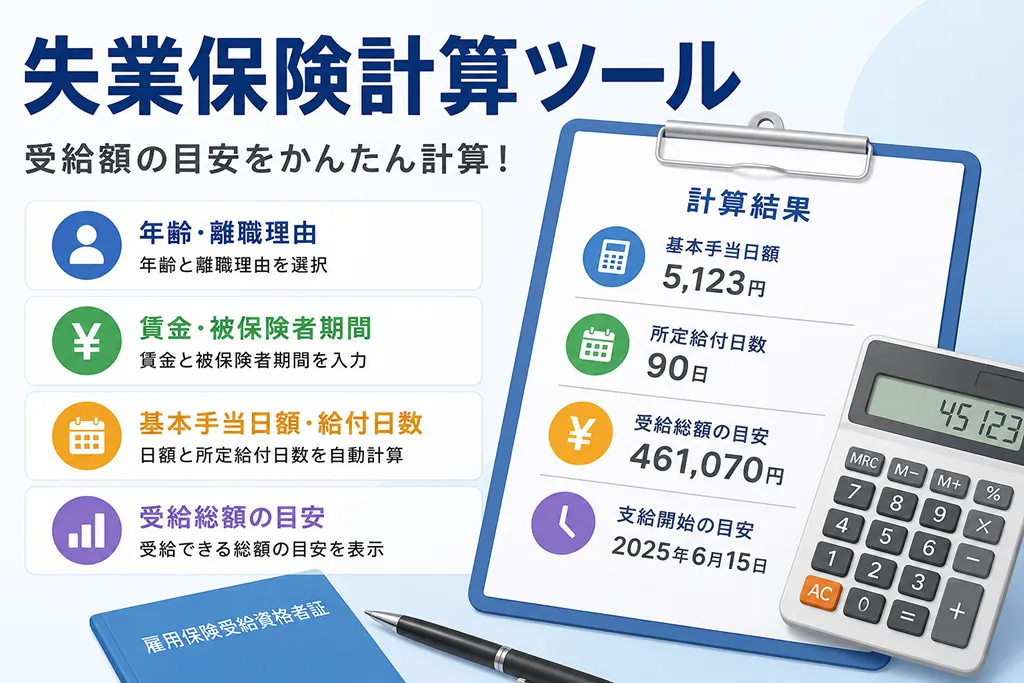 失業保険計算ツール