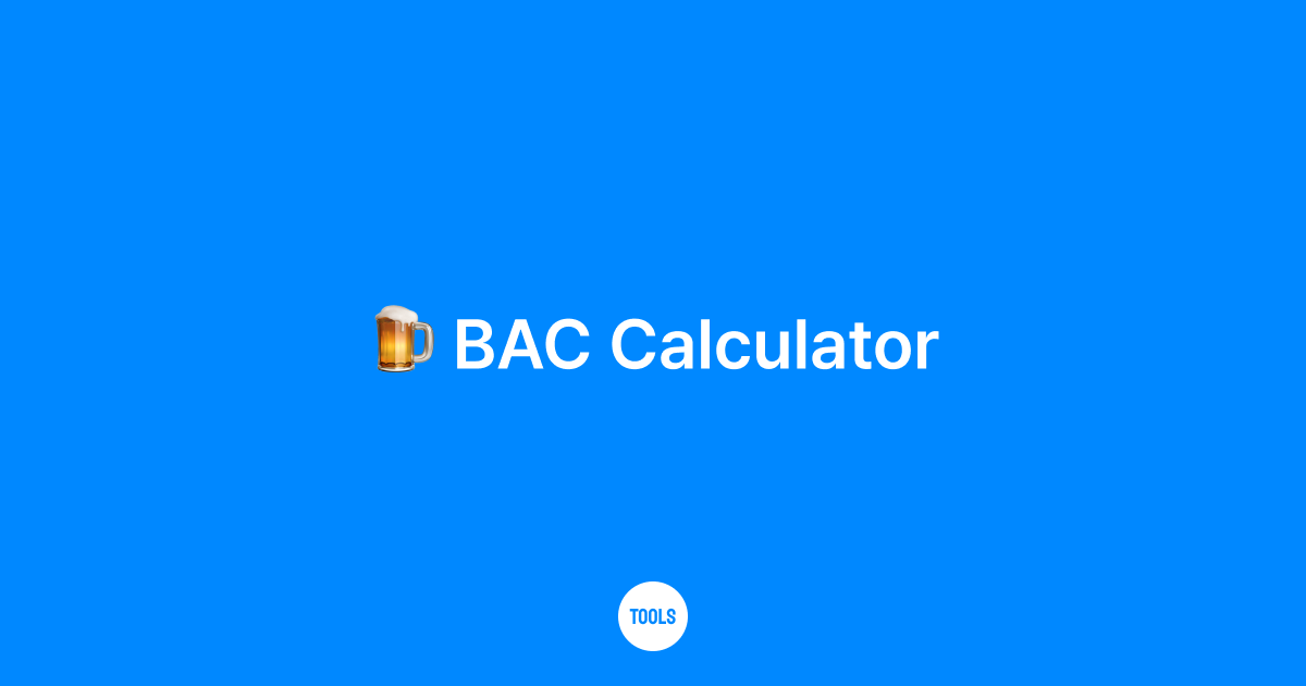 BAC Calculator