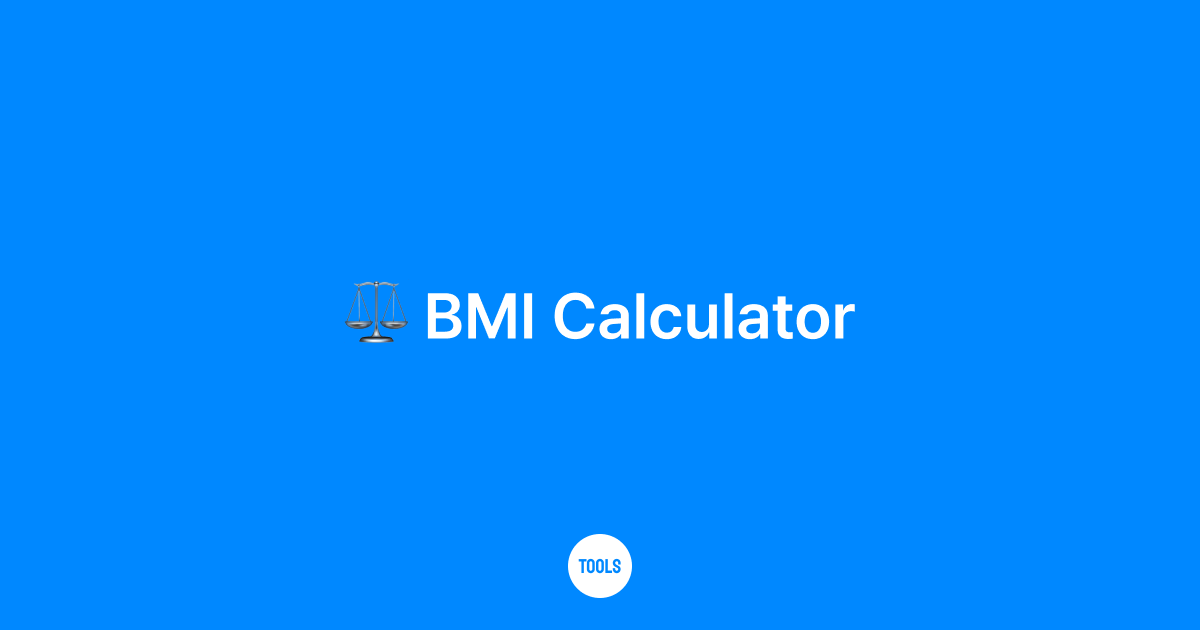 BMI Calculator
