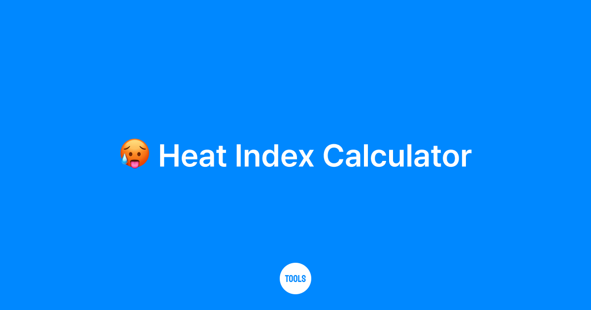 Heat Index Calculator