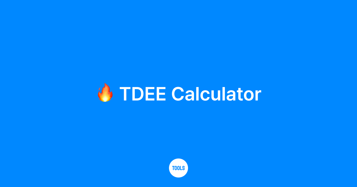 TDEE Calculator