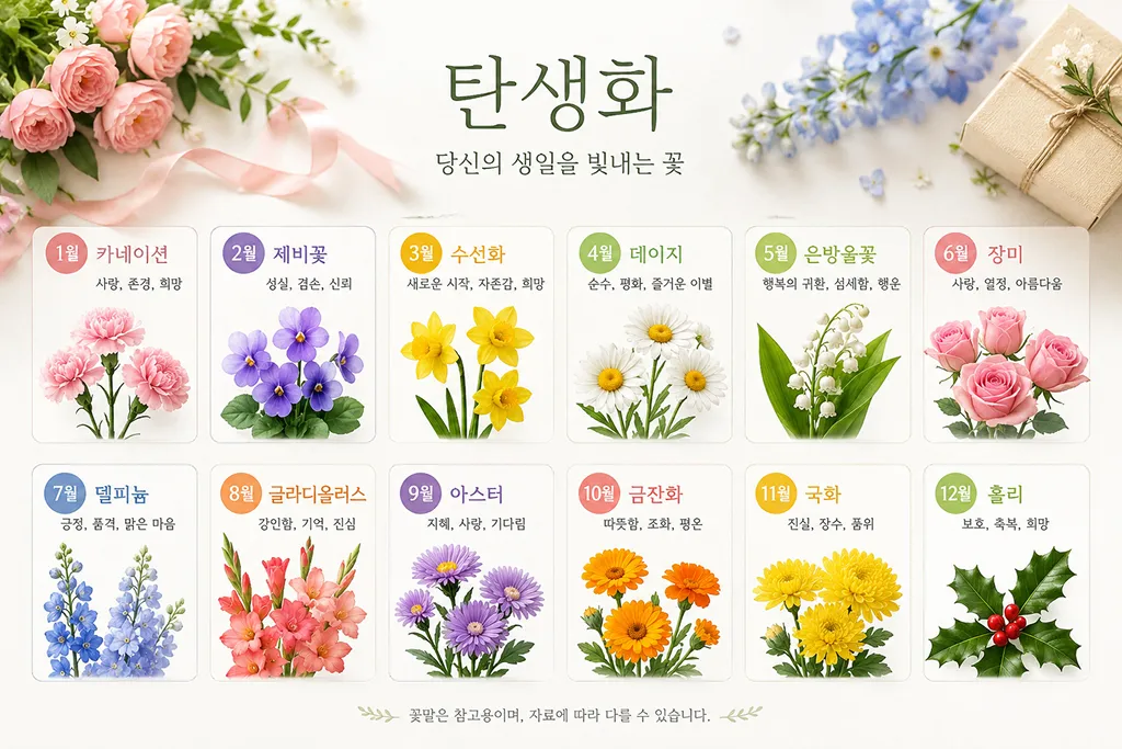 월별 탄생화
