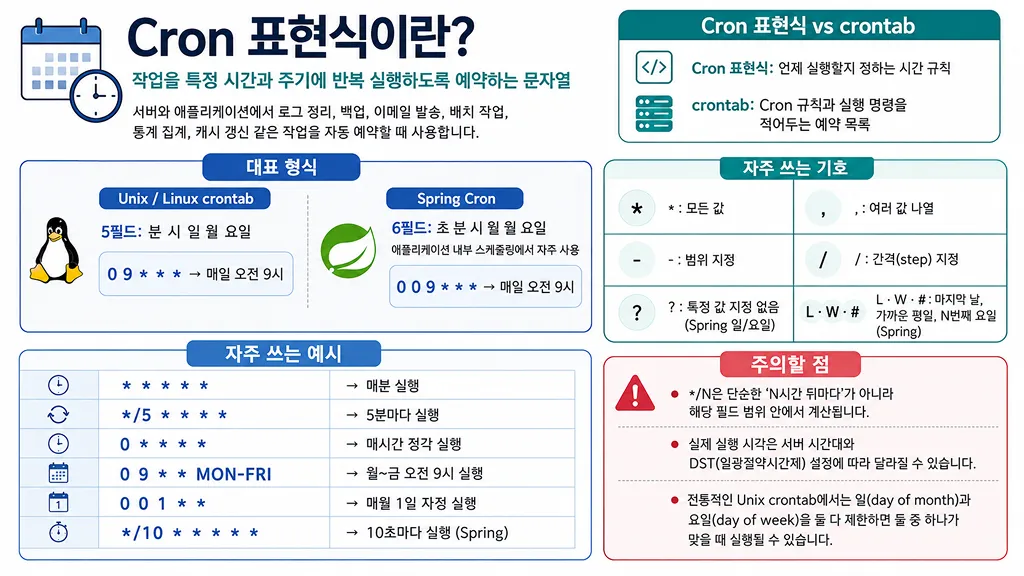 Cron 표현식이란?